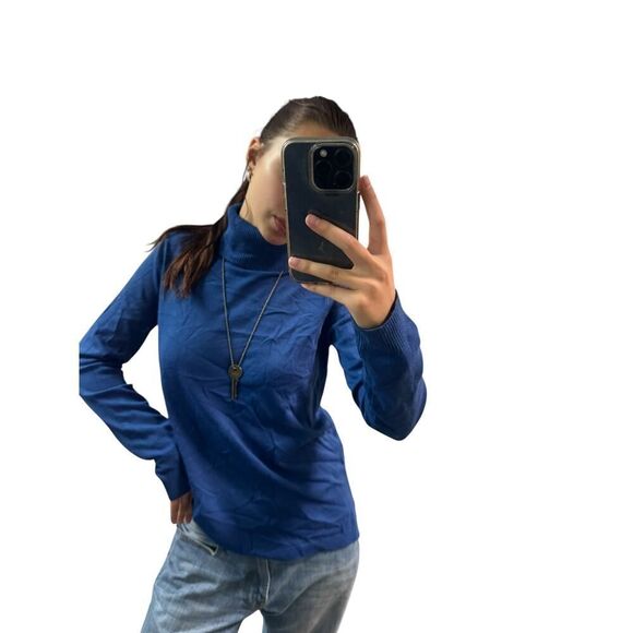 Blue Evolution Turtleneck Sweater - Picture 2 of 2